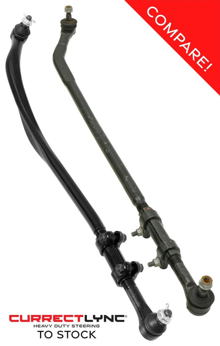 RockJock JK-9704DL-T JK Currectlync Drag Link Organically Shaped Forged Steel