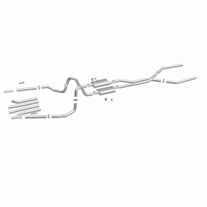 Magnaflow Perf Exhaust MAG15893 64-67 GM A Body 2.5in Dual Exhaust System