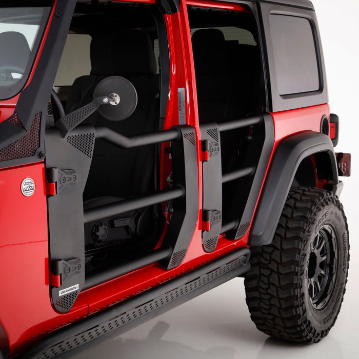 Go Rhino 572601 Jeep 18-21 Wrangler JLU/20-21 Gladiator JT Trailline Replacement Front Tube Door