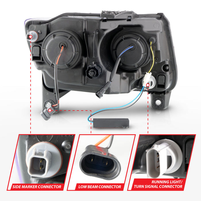 ANZO 111568 ANZ LED/Projector Headlights