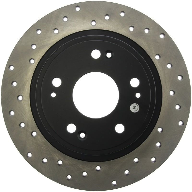Stoptech 128.40068R StopTech Drilled Sport Brake Rotor