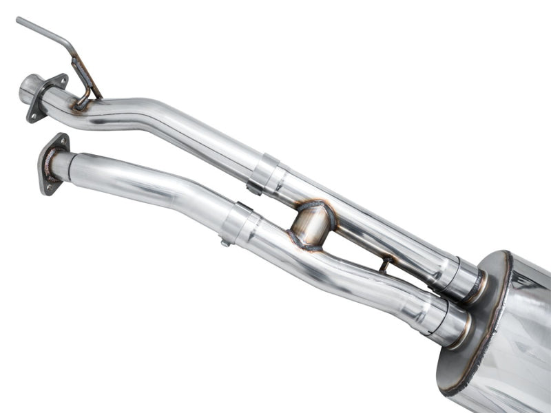 AWE Tuning 3015-32826 AWE 16-22 Toyota Tacoma 0FG Catback Exhaust w/ BashGuard - Dual Chrome Silver Tips