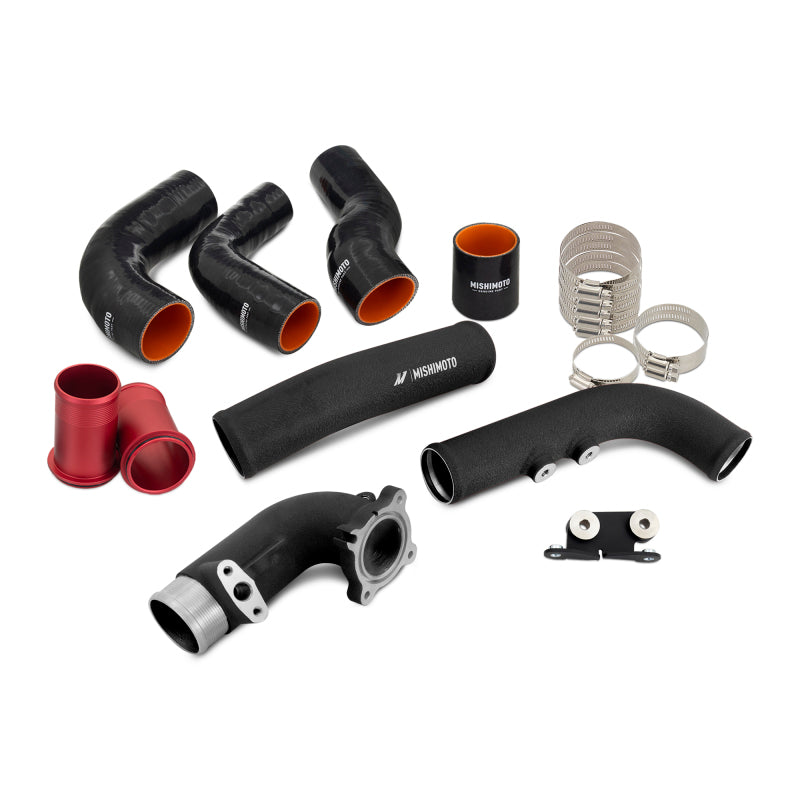 Mishimoto MMICP-GRC-23BK 2023+ Toyota GR Corolla Intercooler Pipe Kit - Micro Wrinkle Black
