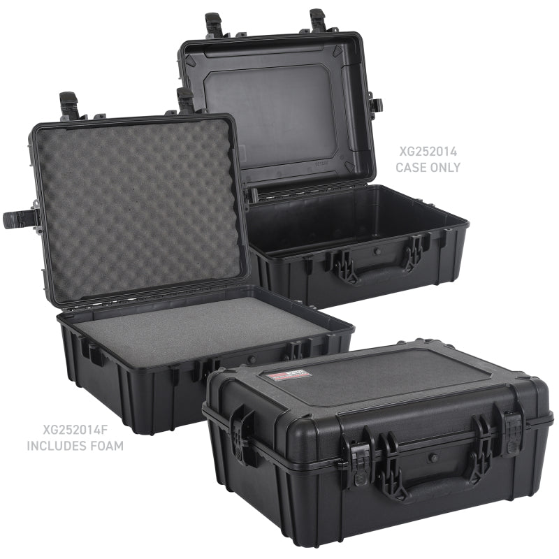 Go Rhino XG252010F XVenture Gear Hard Case w/Foam - Large 25in. / Lockable / IP67 - Tex. Black