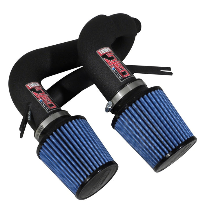 Injen SP1130WB 08-09 535i E60 3.0L L6 Twin intake & AMSOIL Filters Wrinkle Black Short RAM Intake