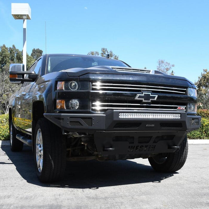 Westin 58-41165 15-19 Chevrolet Silverado 2500/3500 Pro-Mod Front Bumper - Textured Black