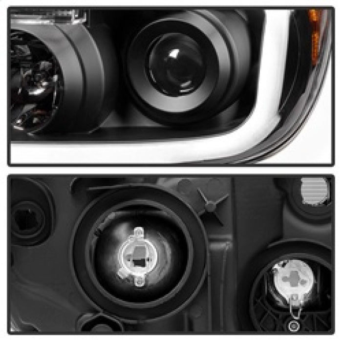 SPYDER 9027888 xTune Toyota Tundra 07-13 LED Light Bar Projector Headlights Black PRO-JH-TTU07-LED-BK