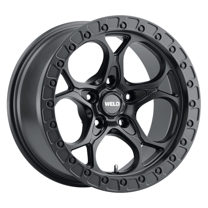 Weld W10879075450 Off-Road W108 17X9.0 Ledge 5X127 ET-12 BS4.50 Satin Black 71.5