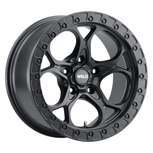 Weld W10879075450 Off-Road W108 17X9.0 Ledge 5X127 ET-12 BS4.50 Satin Black 71.5