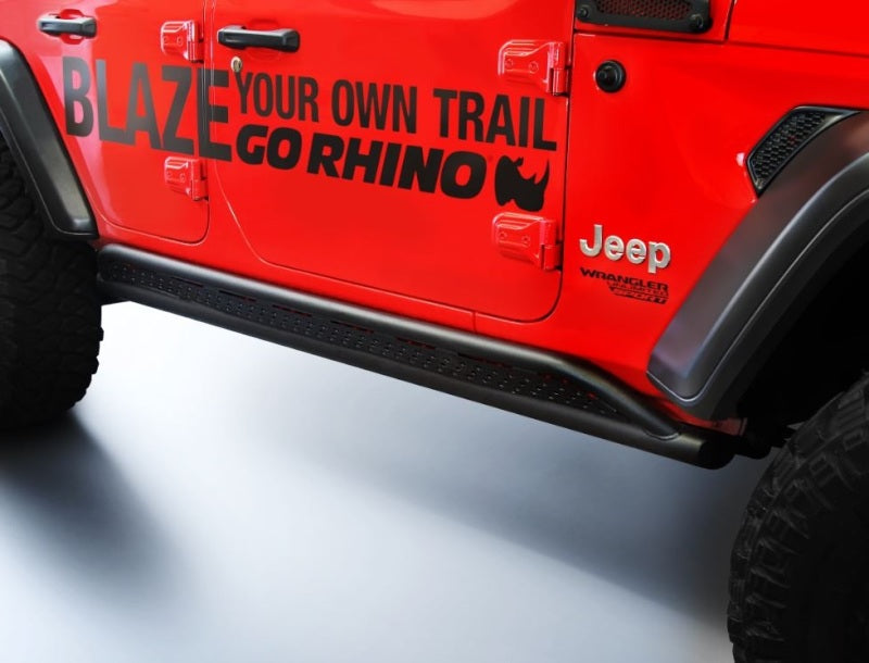 Go Rhino FS4506T 18-20 Jeep Wrangler JLU JL Frame Mount Sliders
