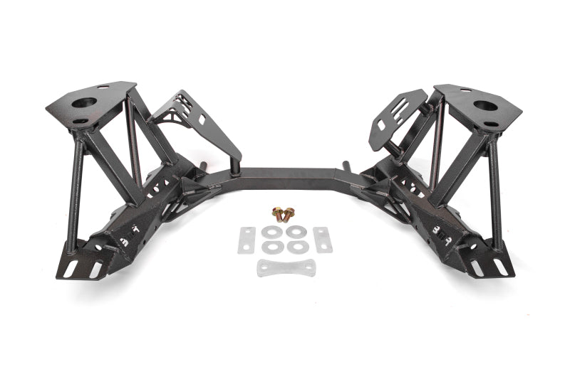 BMR Suspension KM733H BMR 79-95 Ford Mustang K-Member Premium Version w/Spring Perches - Black Hammertone