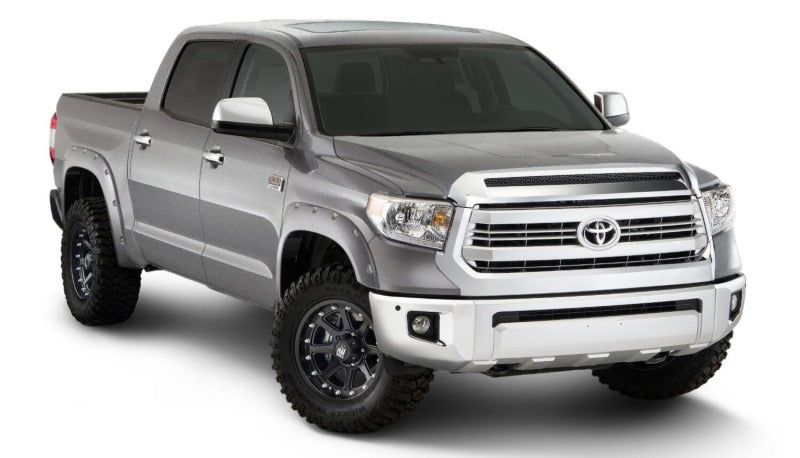 Bushwacker 30918-53 16-18 Toyota Tundra Fleetside Pocket Style Flares 4pc 66.7/78.7/97.6in Bed - Silver Sky
