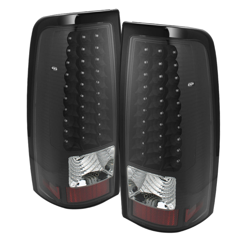 SPYDER 5008763 xTune 03-06 Silverado 1500/2500 (Will Not Fit Stepside) LED Tail Lights Black ALT-ON-CS03-LED-BK
