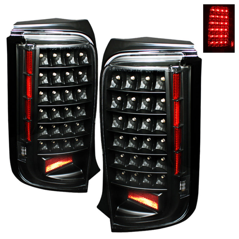 SPYDER 5013156 xTune Scion Xb 08-10 LED Tail Lights Black ALT-ON-TSXB08-LED-BK