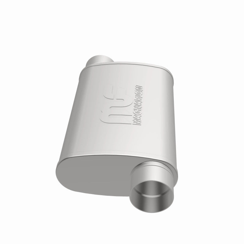 Magnaflow Perf Exhaust MAG11239 Stainless Steel Muffler 3in In/Out Offset/Offset