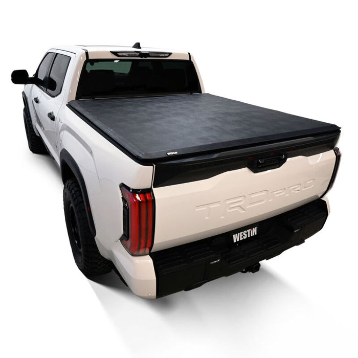 Westin 19-10285 22-24 Toyota Tundra 5.5ft. Bed Soft Roll Tonneau Cover - Black