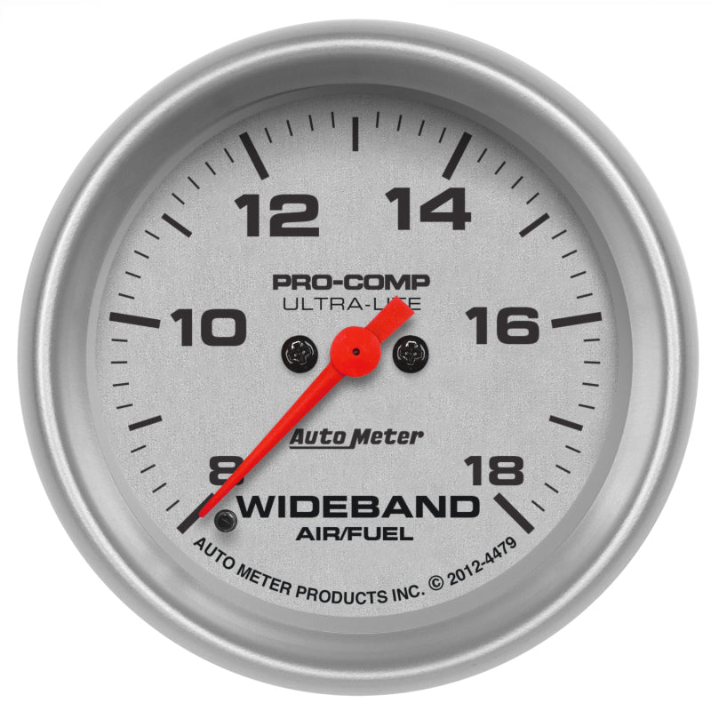 AutoMeter 4479 Autometer Ultra-Lite 2-5/8in Wideband Air/Fuel Ratio Analog (8:1-18:1 AFR)