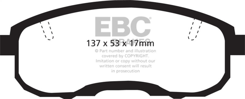 EBC DP21752 95-99 Infiniti I30 3.0 Greenstuff Front Brake Pads