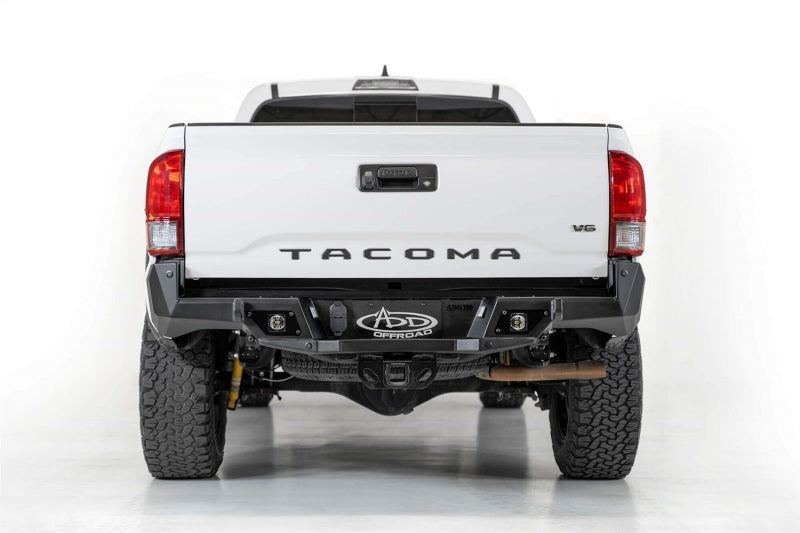 Addictive Desert Designs R681241280103 16-19 Toyota Tacoma Stealth Fighter Rear Bumper w/ Backup Sensor Cutouts