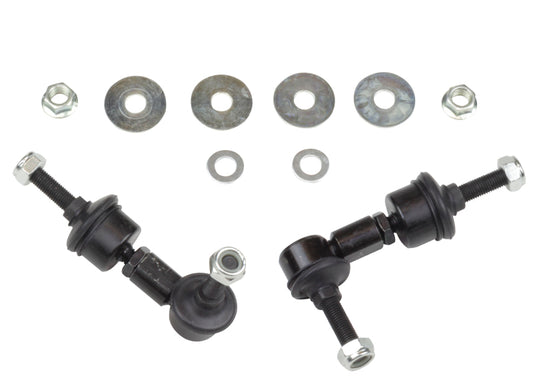 Whiteline KLC157 5/05+ Ford Focus / 04+ Mazda 3 BK Rear Swaybar Link Kit H/Duty Adj Steel Ball