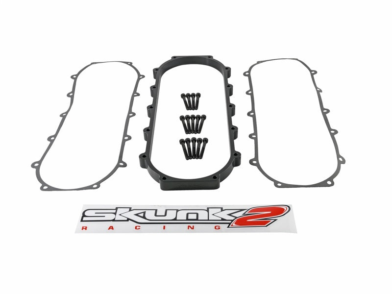Skunk2 Racing 907-05-9051 Skunk2 Ultra Series Honda/Acura Black RACE Intake Manifold 1 Liter Spacer (Inc Gasket & Hardware)