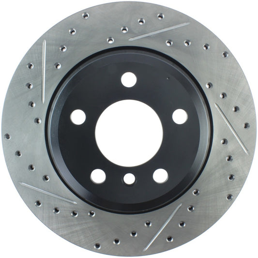 Stoptech 127.34141R StopTech 12-16 BMW 335i Slotted & Drilled Rear Right Rotor