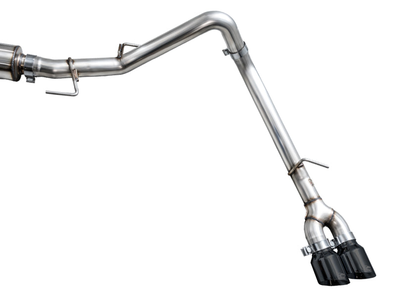 AWE Tuning 3015-33063 AWE 0FG Exhaust for 3rd Gen Toyota Tundra - Dual Diamond Black Tips