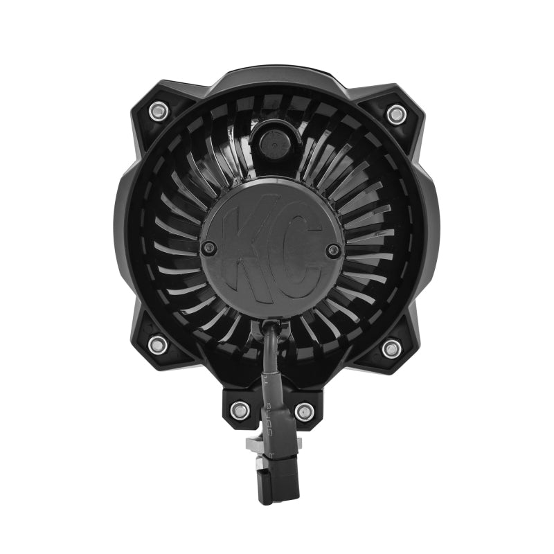 KC HiLiTES 91305 6in. Pro6 Gravity LED Light 20w Single Mount Wide-40 Beam (Pair Pack System)