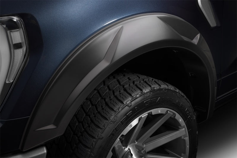 Husky Liners 2802951 17-22 Ford F-250/350 Super Duty DRT Style Fender Flares (Smooth) 4pc - Blk