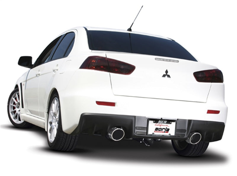 Borla 140334 09-15 Mitsubishi Lancer Ralliart 2.0L 4cyl MT 6spd AWD Catback Exhaust