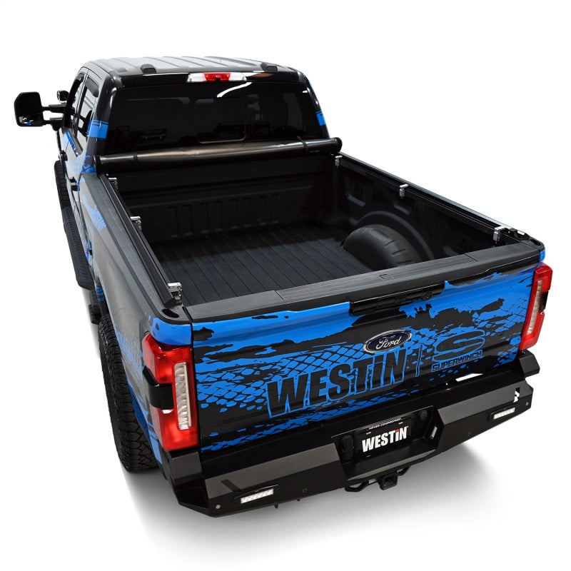 Westin 19-11005 17-24 Ford F-250/350 Super Duty 6.75ft. Bed Soft Roll Tonneau Cover - Black