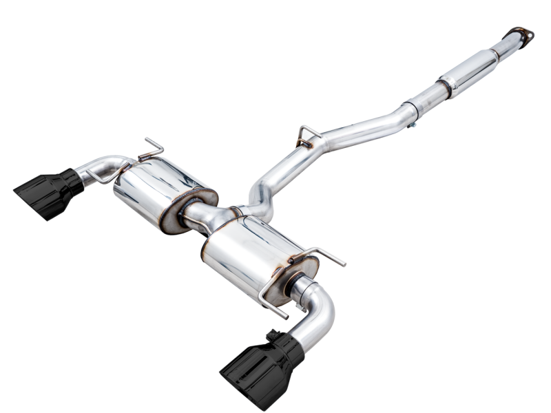Awe Tuning AWE3015-33486 BRZ GR86 FR-S Exhaust Dual Outlet Black Tips