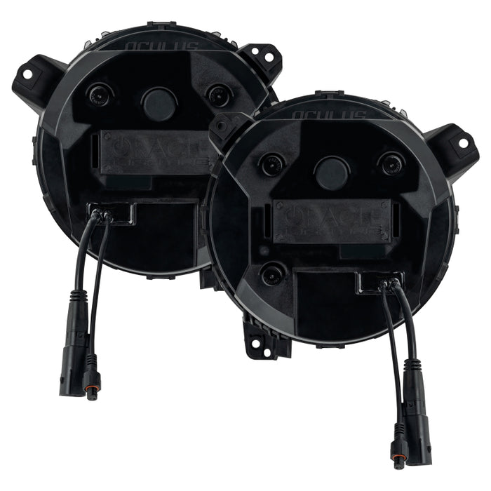 ORACLE Lighting 5839-504 Oracle Oculus Bi-LED Projector Headlights for Jeep JL/Gladiator JT - Matte Blk - 5500K