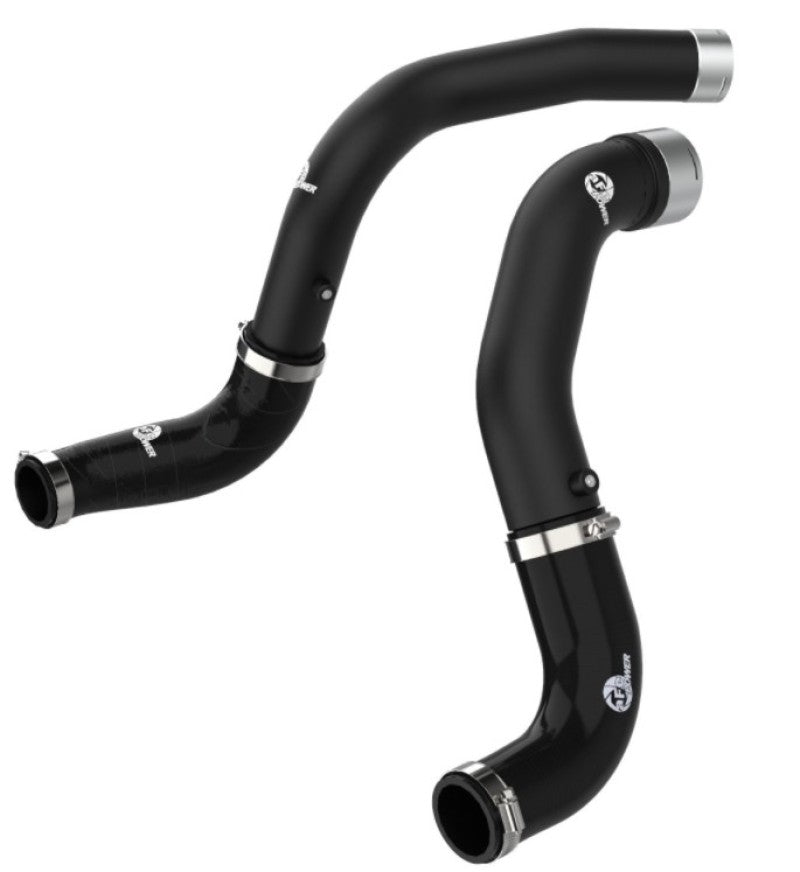 aFe 46-20434-B BladeRunner Black 3in Intercooler Hot & Cold Side Pipe Kit 20-21 Jeep Wrangler V6-3.0L (td)