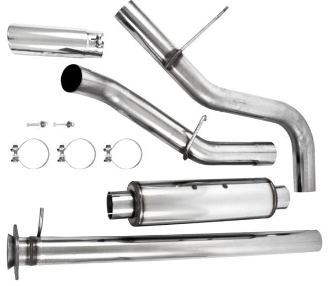 MBRP S5076AL 11-19 Chevy/GMC 2500HD PU 6.0L V8 Single Side Exit Alum Cat Back Perf Exhaust
