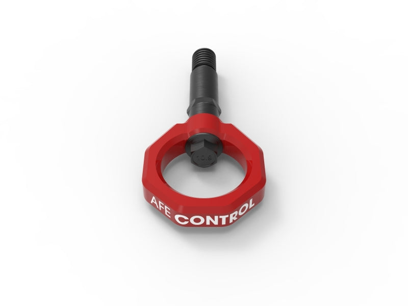 aFe 450-721002-R Control Rear Tow Hook Red 20-21 Toyota GR Supra (A90)