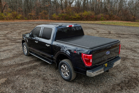 Extang Soft fold Tonneau Cover | 2009–2018 RAM 1500 / 2011–2020 RAM 2500/3500, 6'4" — installed view for 2009–2018 RAM 1500 / 2011–2020 RAM 2500/3500