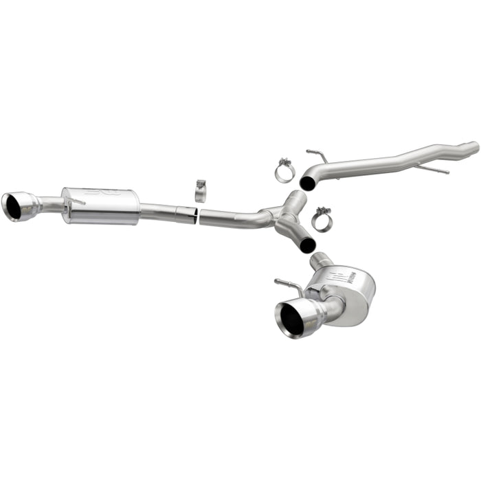 Magnaflow 19390 MagnaFlow 18-19 Audi A5 Dual Exit Polished Stainless CatBack Exhaust - 3in Main Piping Diameter