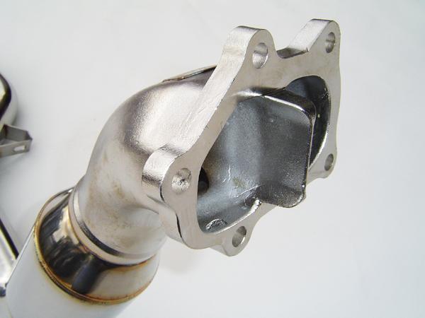 Invidia HS05SW1DPC 02-07 WRX/STi Polished Divorced Waste Gate Downpipe with High Flow Cat