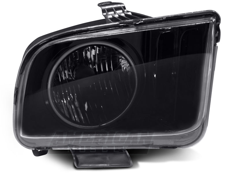 Raxiom 49121 05-09 Ford Mustang GT V6 Axial Series CCFL Halo Projector Headlight- Blk Housing (Smkd Lens)