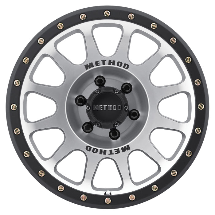 Method Wheels MR30589060312N Method MR305 NV 18x9 -12mm Offset 6x5.5 108mm CB Machined/Black Street Loc Wheel