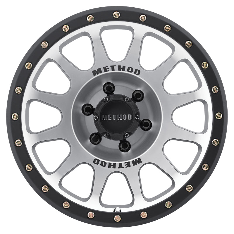 Method Wheels MR30568060300 Method MR305 NV 16x8 0mm Offset 6x5.5 108mm CB Machined/Black Street Loc Wheel
