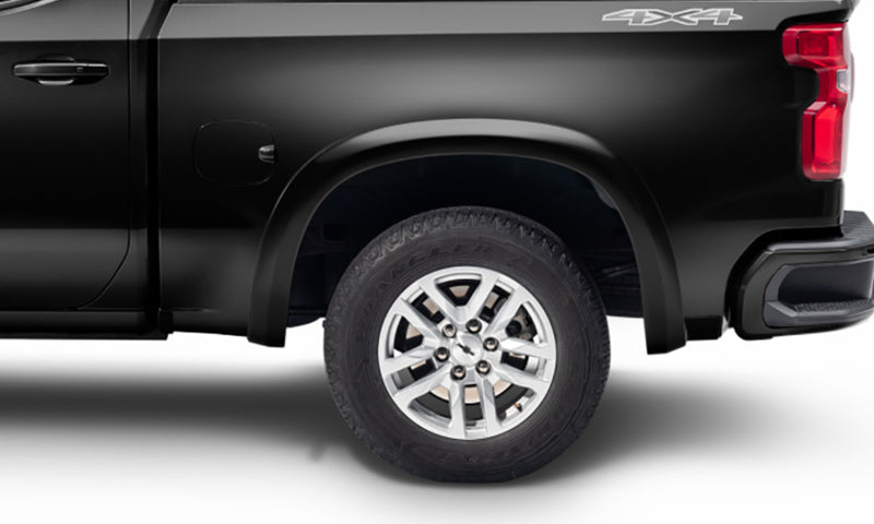 Bushwacker 40930-34 19-21 Chevrolet Silverado 1500 6ft 6in Bed OE-Style 4PC Fender Flares - Black