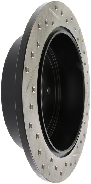 Stoptech 127.47029R StopTech 08-10 Impreza WRX (Exc STi)/08-10 Impreza Coupe/Sedan Slotted & Drilled Right Rear Rotor