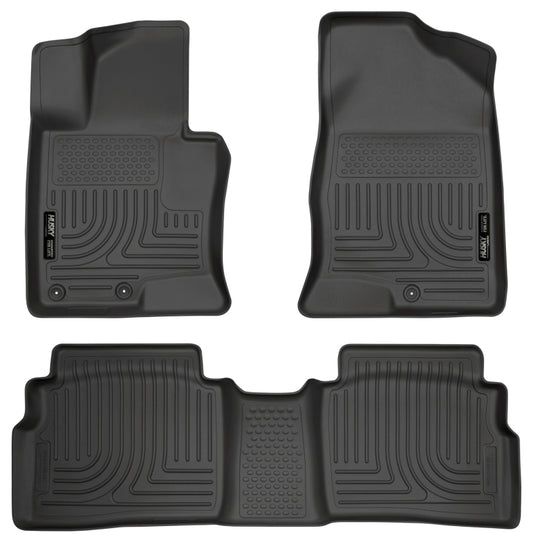 Husky Liners 98851 11-12 Hyundai Sonata WeatherBeater Combo Black Floor Liners