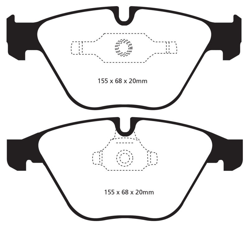 EBC DP42006R 11+ BMW Z4 3.0 Twin Turbo iS (E89) Yellowstuff Front Brake Pads