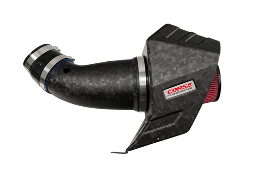 CORSA Performance 44011D-MF Corsa 2020-2025 Dodge Durango SRT Hellcat Carbon Fiber Air Intake w/ DryTech Forged CF - Black