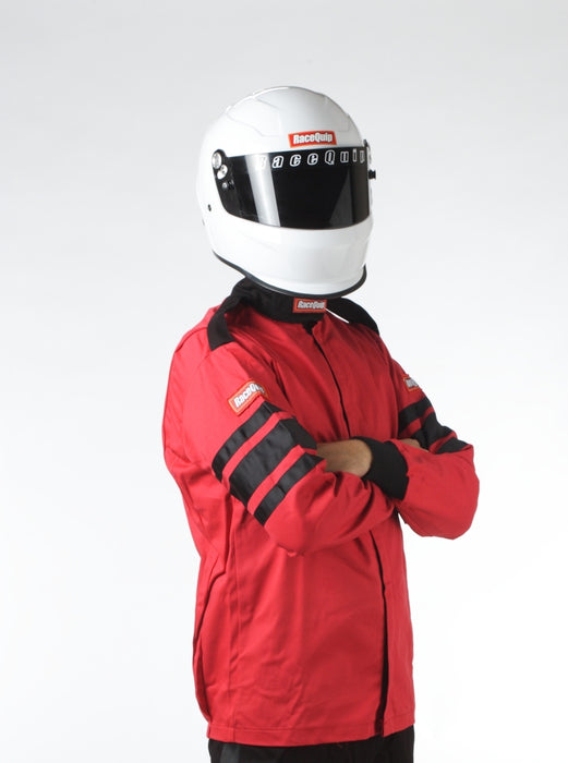 Racequip 111017 RaceQuip Red SFI-1 1-L Jacket - 2XL