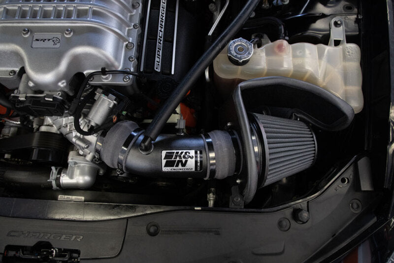 K&N Engineering 30-2553TTK K&N 17-23 Dodge Charger/Challenger Hellcat SC 6.2L V8 DRYFLOW Performance Air Intake System