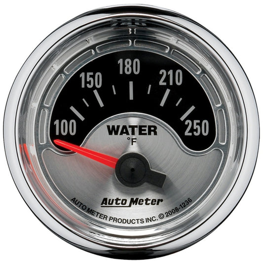 Autometer ATM1236 2-1/16 A/M Water Temp Gauge 100-250